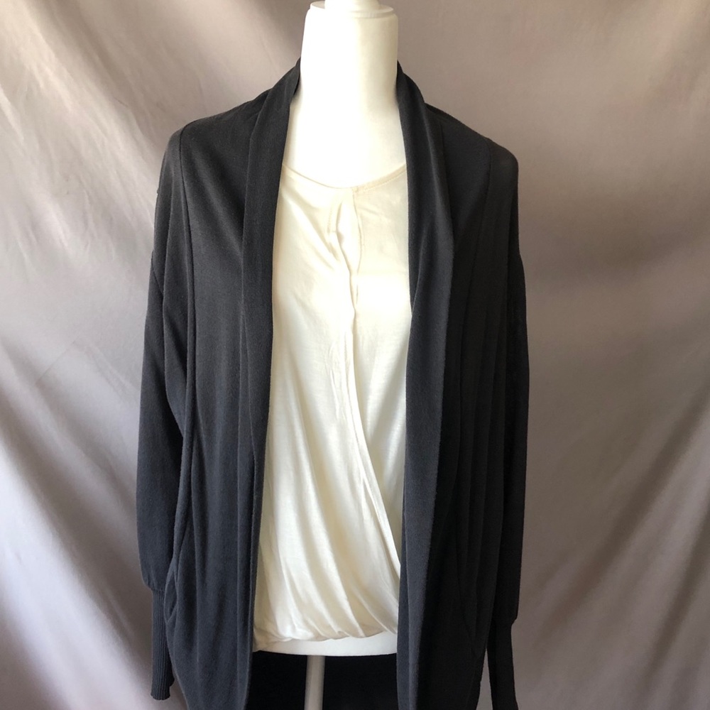 Plum color cardigan